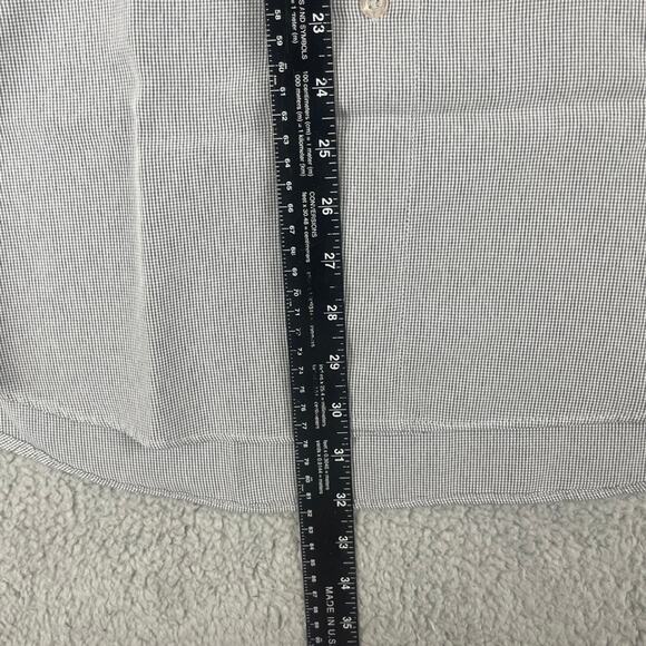 Daniel Hechter Men's 17.5-32/33 Blue 100% Polyester Long Sleeve Button Up Shirt - Picture 10 of 16